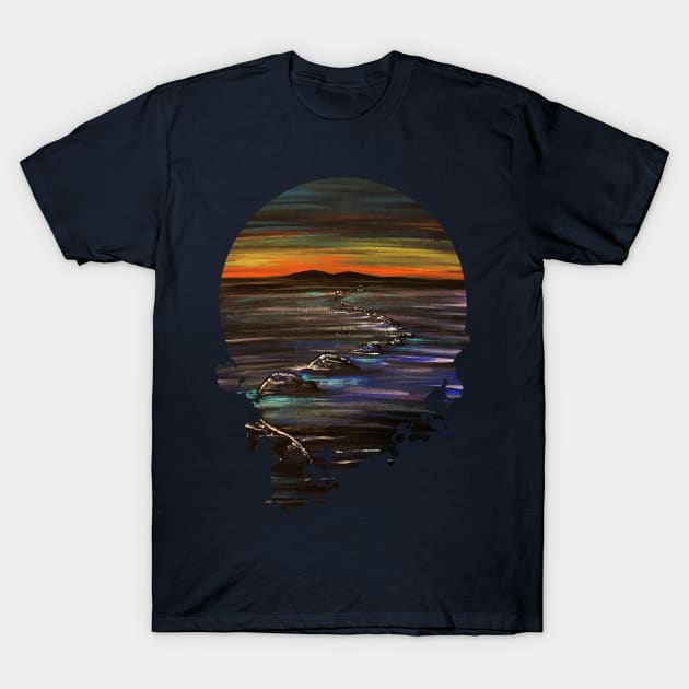 Night Walk T-Shirt by adamzworld